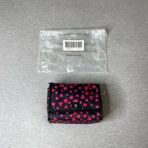 Victoria's Secret Pink Hearts Packable Makeup Bag